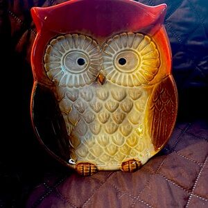 Adorable owl dish.
